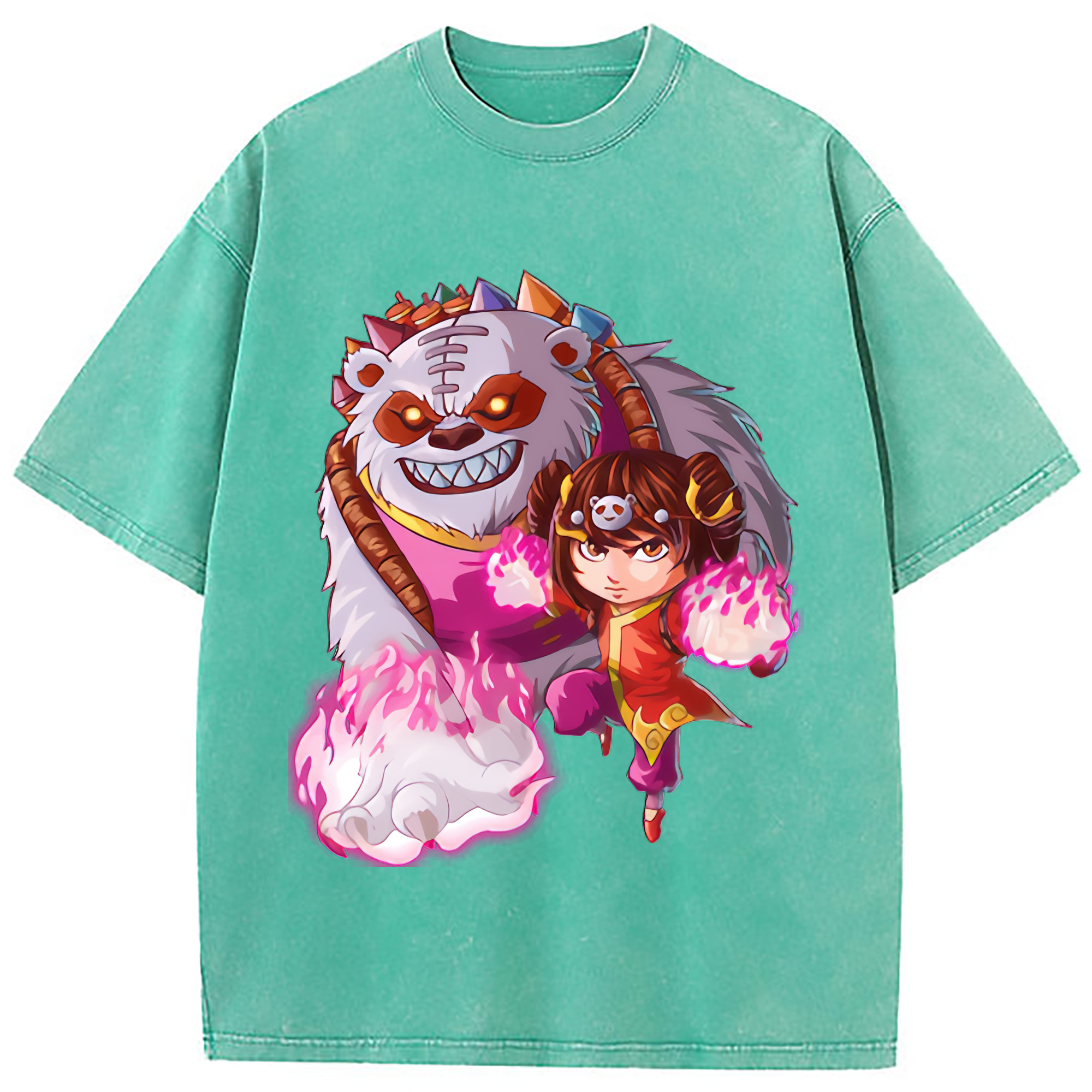 （画像用） リーグ・オブ・レジェンド League of Legends LOL 綿100% ヴィンテージ風 半袖Tシャツ（フロントプリント）